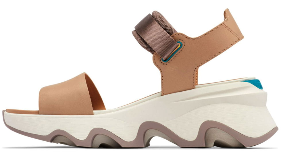 Sorel Kinetic Impact Y-Strap High Sandal - Womens, Honest Beige/Chalk, 9.5, 2030461-246-9.5