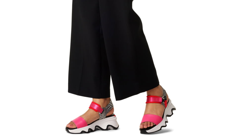 Sorel Kinetic Impact Y-Strap High Sandal - Womens, Nico/Sea Salt, 7, 2030461-657-7