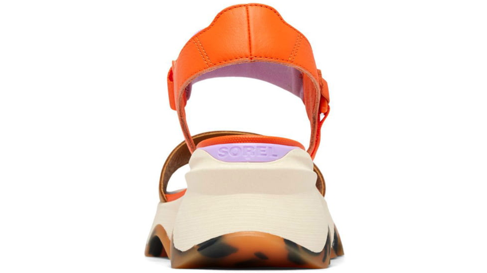 Sorel Kinetic Impact Y-Strap High Sandal - Womens, Optimized Orange/Honey White, 11, 2030461-862-11