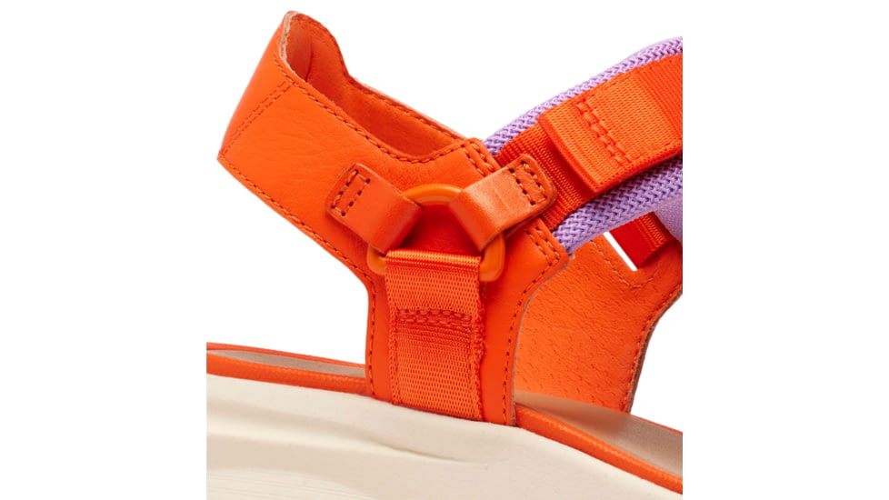 Sorel Kinetic Impact Y-Strap High Sandal - Womens, Optimized Orange/Honey White, 11, 2030461-862-11