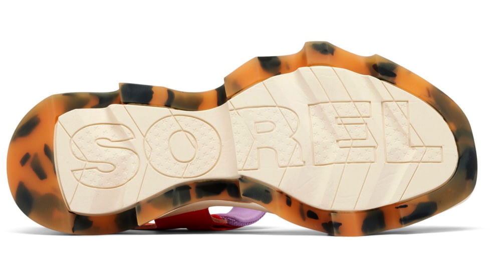 Sorel Kinetic Impact Y-Strap High Sandal - Womens, Optimized Orange/Honey White, 11, 2030461-862-11