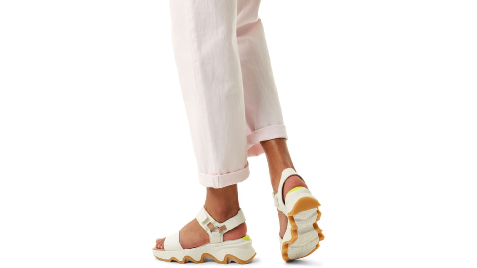 Sorel Kinetic Impact Y-Strap High Sandal - Womens, Sea Salt/Radiation, 6, 2030461-125-6