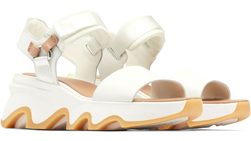 Sorel Kinetic Impact Y-Strap High Sandals - Womens, Sea Salt/Radiation, 8.5 US, 2030461-125-8.5