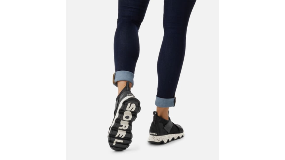 Sorel Kinetic Sneak Casual Shoes - Womens, Black/Sea Salt, 8.5 US, 1893701-010-8.5