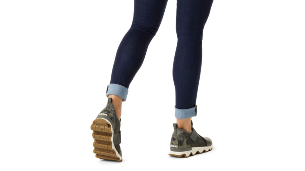 Sorel Kinetic Sneak Casual Shoes - Womens, Camo/Sage, 9 US, 1896981-365-9