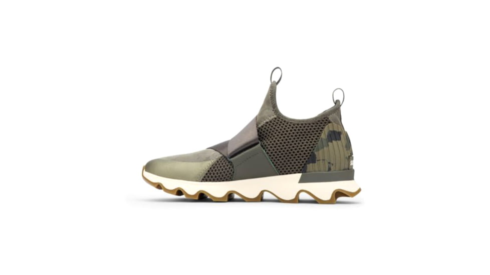 Sorel Kinetic Sneak Casual Shoes - Womens, Camo/Sage, 9 US, 1896981-365-9