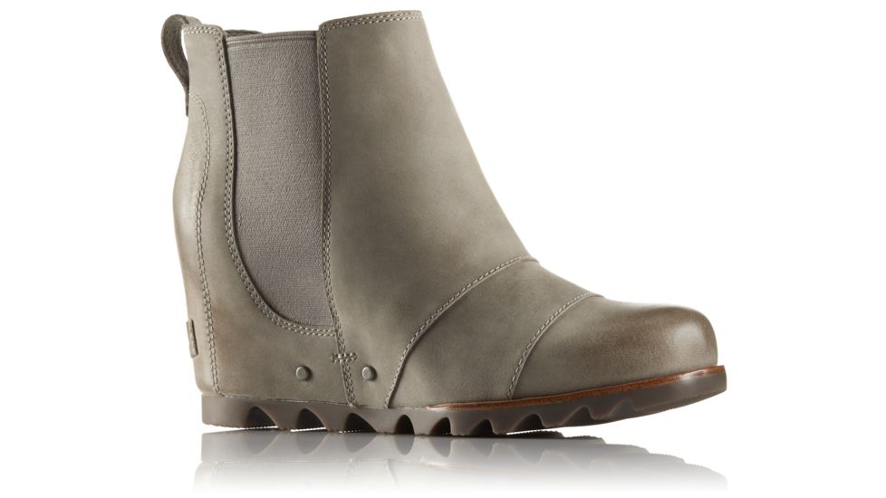 Sorel Lea Wedge Leather Casual Boot, Womens, Kettle, 9 US, 1787771005-9