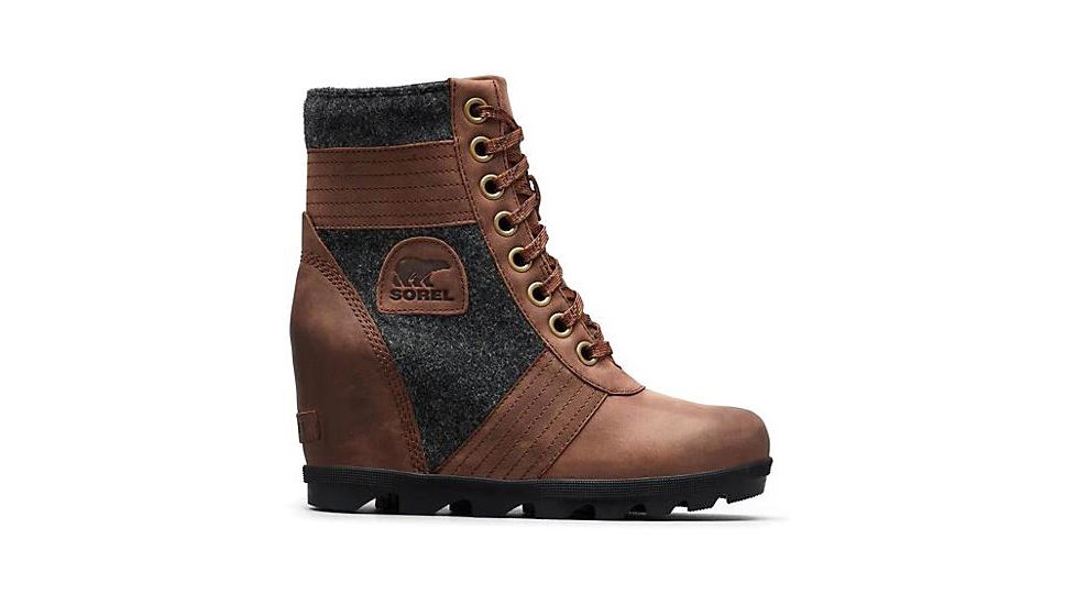 Sorel Lexie Wedge Boots - Women's, FELT Tobacco, 10, 1877171256-10