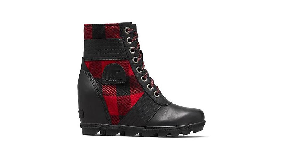 Sorel Lexie Wedge Boots - Women's, TARTAN Black, 10, 1877151010-10