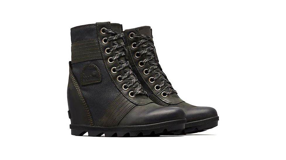 Sorel Lexie Wedge Boots - Women's, Touchy Black, 5, 1808531010-5