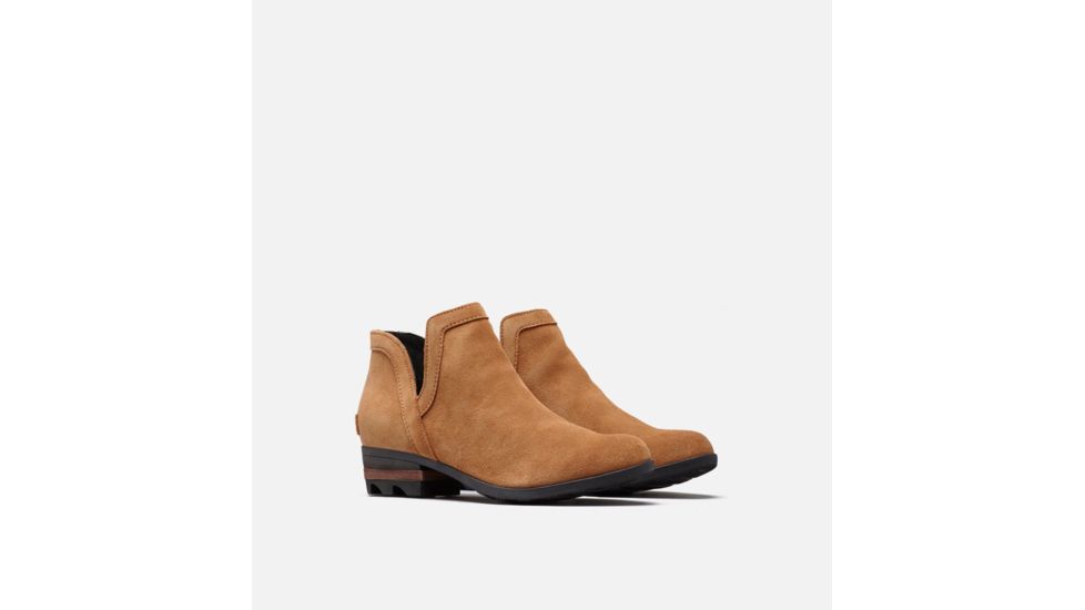 Sorel Lolla Cut - Out Bootie - Womens, WP Suede-Camel Brown, Bl, 10, 1776071224-10