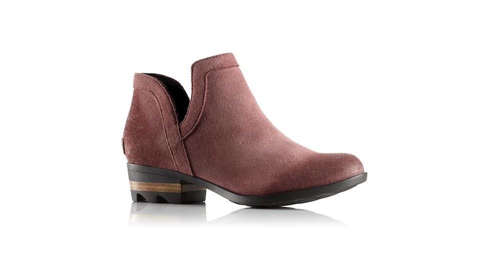 Sorel Lolla Cut - Out Bootie - Women's, WP Suede-Light Raisin, B, 5.5, 1776071640-5.5
