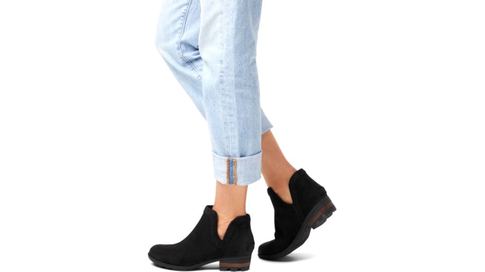 Sorel Lolla Cut Out Bootsie - Womens, Black, 8.5, 1877181010-8.5