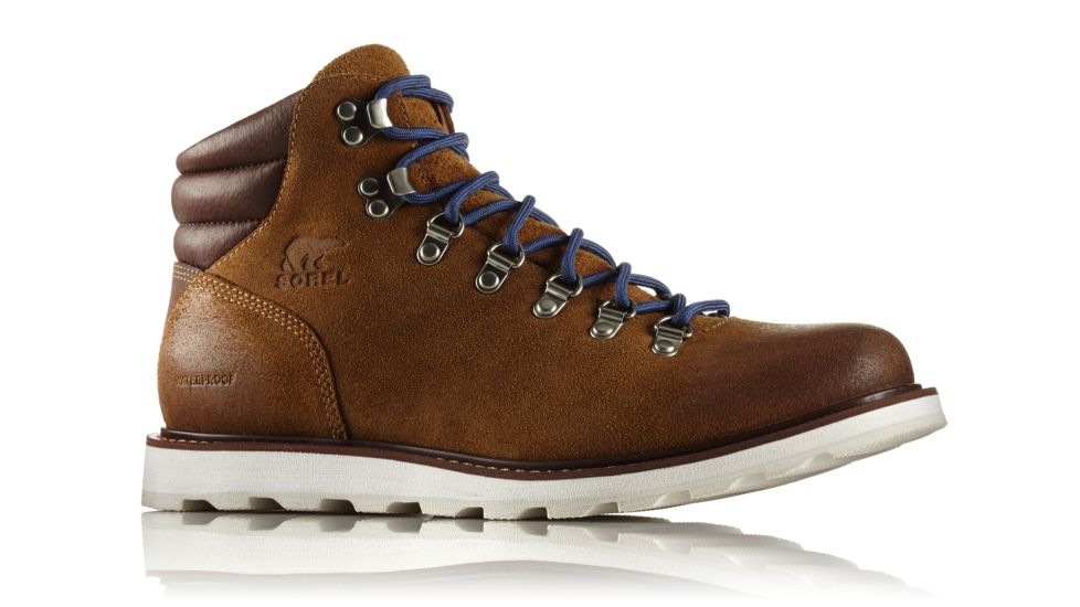 Sorel Madson Hiker Waterproof Casual Shoe, Mens, Camel brown/Sea Salt, 11 US, 1787831224-11