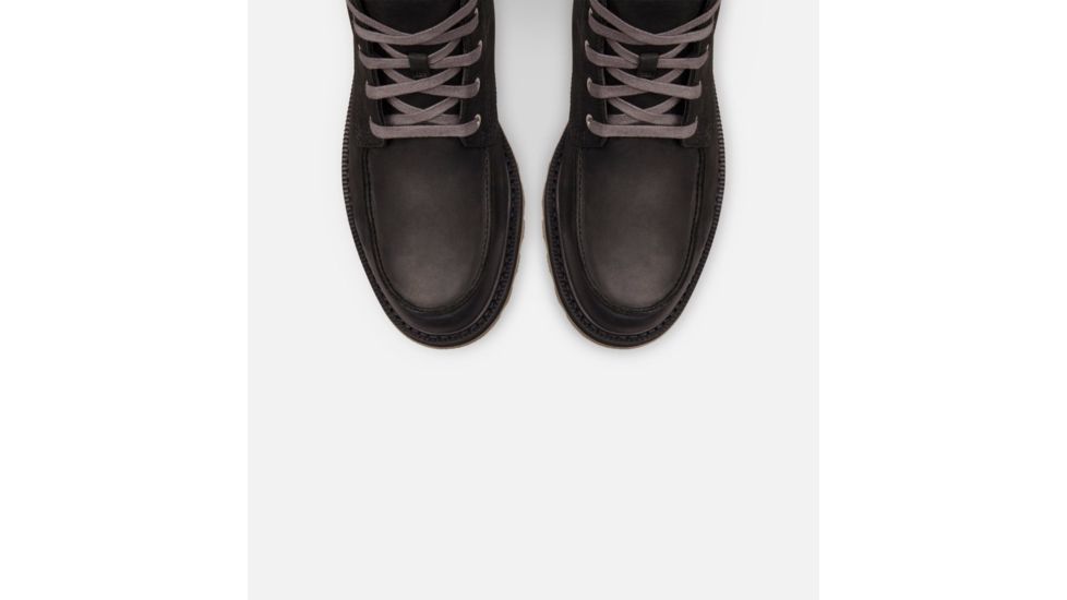 Sorel Madson Moc Toe Waterproof Boot - Mens, Black, Dark Gre, 7, 1821391010-7