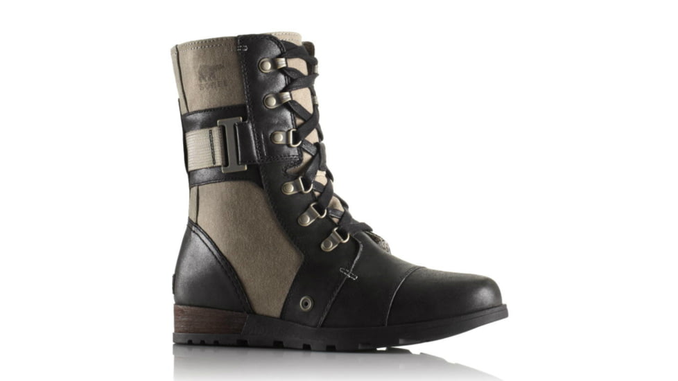 Sorel Major Carly Casual Boot - Women's-Wet Sand/Black-Medium-9.5 US