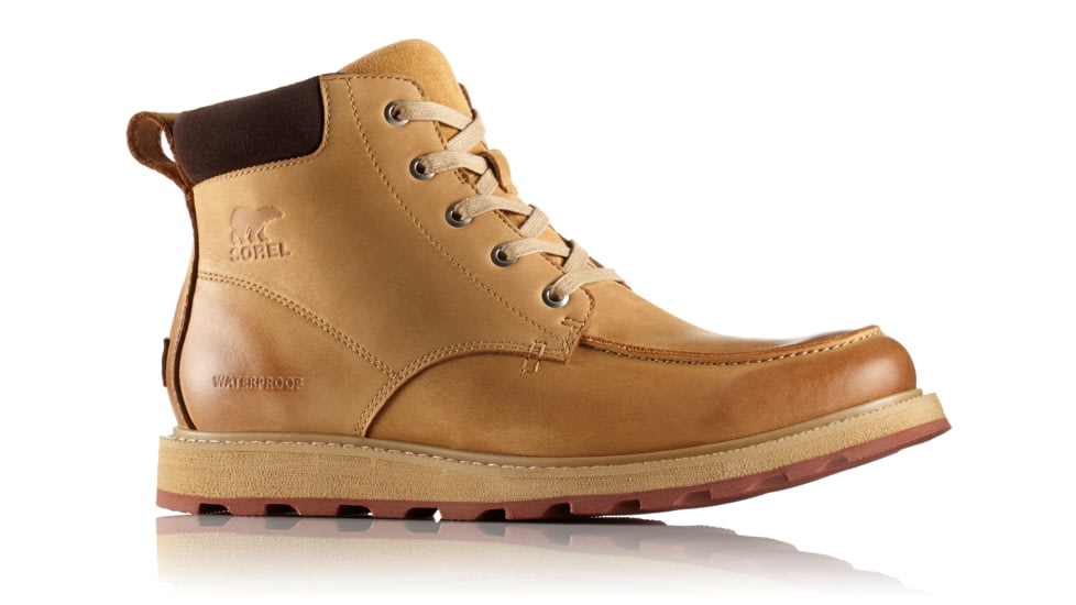 Sorel Madson Moc Toe Waterproof Casual Boot - Men's, Buff/Crouton, 10.5, 1767231281-10.5