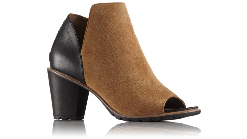 Sorel Nadia Bootie Suede Casual Boot, Womens, Camel Brown, 9.5 US, 1787251224-9.5