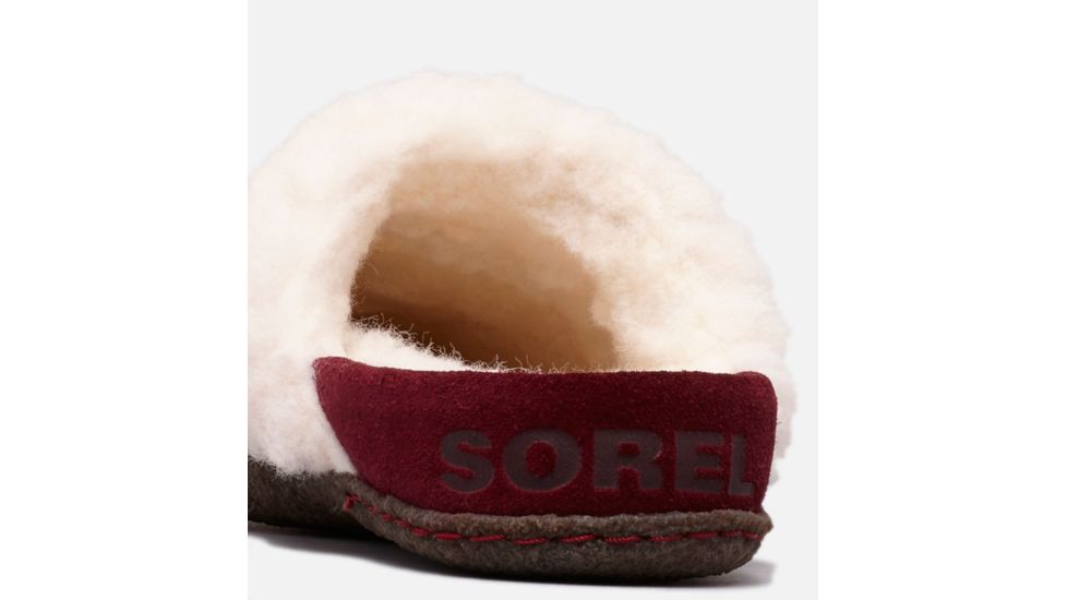 Sorel Nakiska Slide II Slipper - Womens, Rich Wine, Natu, 5, 1807871624-5