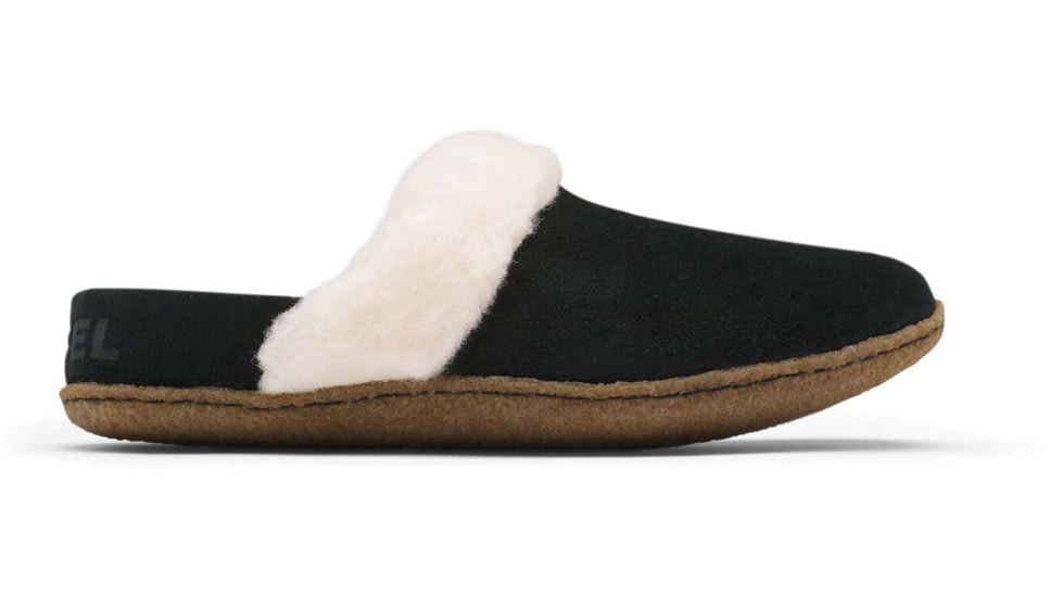 Sorel Nakiska Slide II Slippers - Womens, Black/Natural, 12 US, 1902881010-12