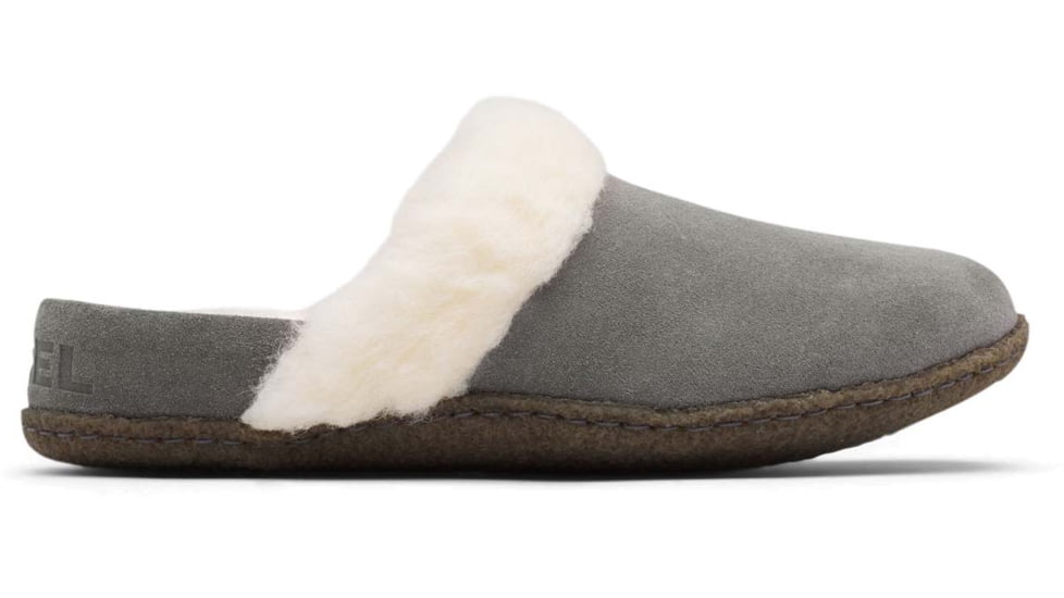 Sorel Nakiska Slide II Slippers - Women's, Quarry/Natural, 7 US, 1902881052-7