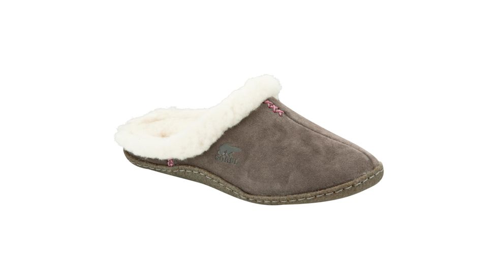 Sorel Nakiska Slide Winter Slipper - Womens-Shale/Tarte-6 US