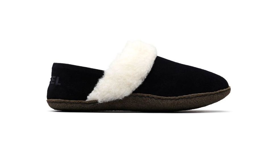 Sorel Nakiska Slipper II Slipper - Womens, Black, Natural, 12, 1807881010-12