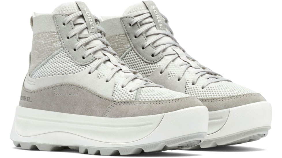 Sorel Ona 503 Knit Mid Sneakers - Womens, Moonstone/Dove, 7.5 US, 2033981-009-7.5