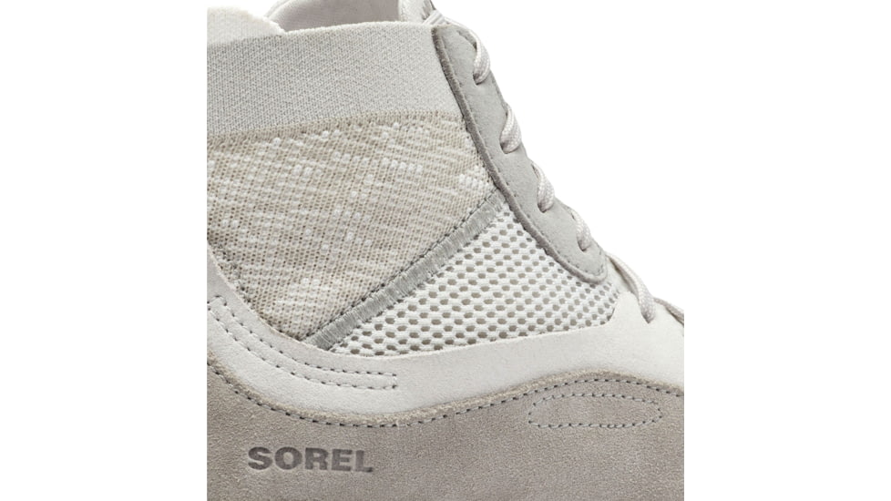 Sorel Ona 503 Knit Mid Sneakers - Womens, Moonstone/Dove, 7.5 US, 2033981-009-7.5
