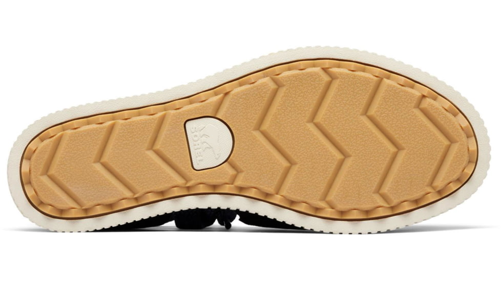 Sorel Ona Streetworks Drille Flat Sandal - Womens, Black/Chalk, 11, 2069891-010-11
