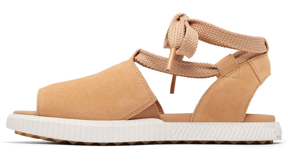 Sorel Ona Streetworks Drille Flat Sandal - Womens, Honest Beige/Sea Salt, 8.5, 2069891-246-8.5
