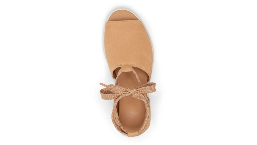 Sorel Ona Streetworks Drille Flat Sandal - Womens, Honest Beige/Sea Salt, 8.5, 2069891-246-8.5