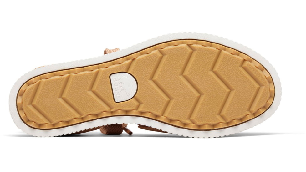 Sorel Ona Streetworks Drille Flat Sandal - Womens, Honest Beige/Sea Salt, 8.5, 2069891-246-8.5