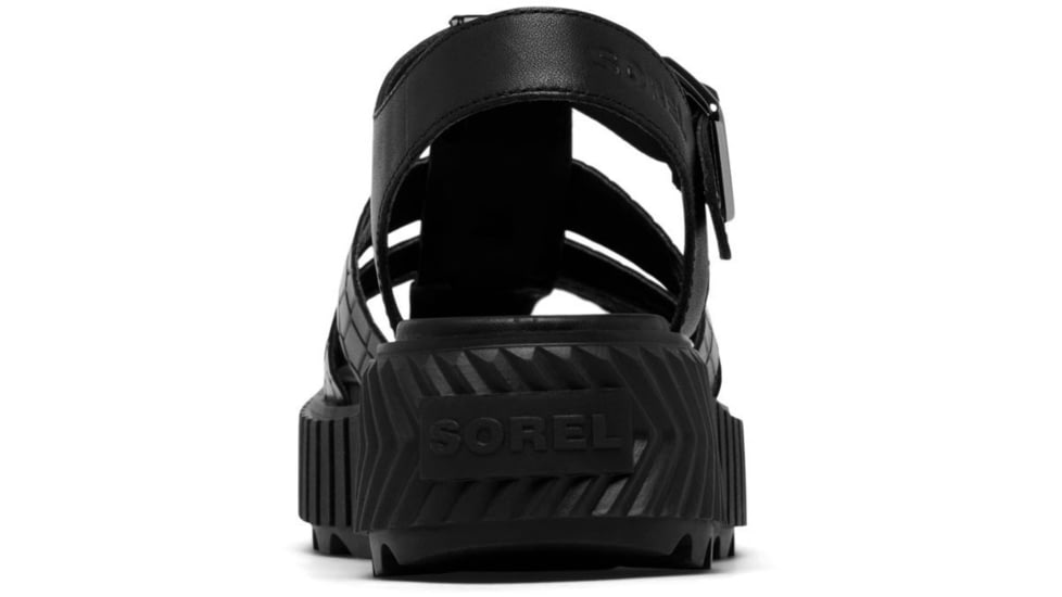 Sorel Ona Streetworks Fisherman Mid Sandal - Womens, Black/Sea Salt, 9.5, 2084691-010-9.5