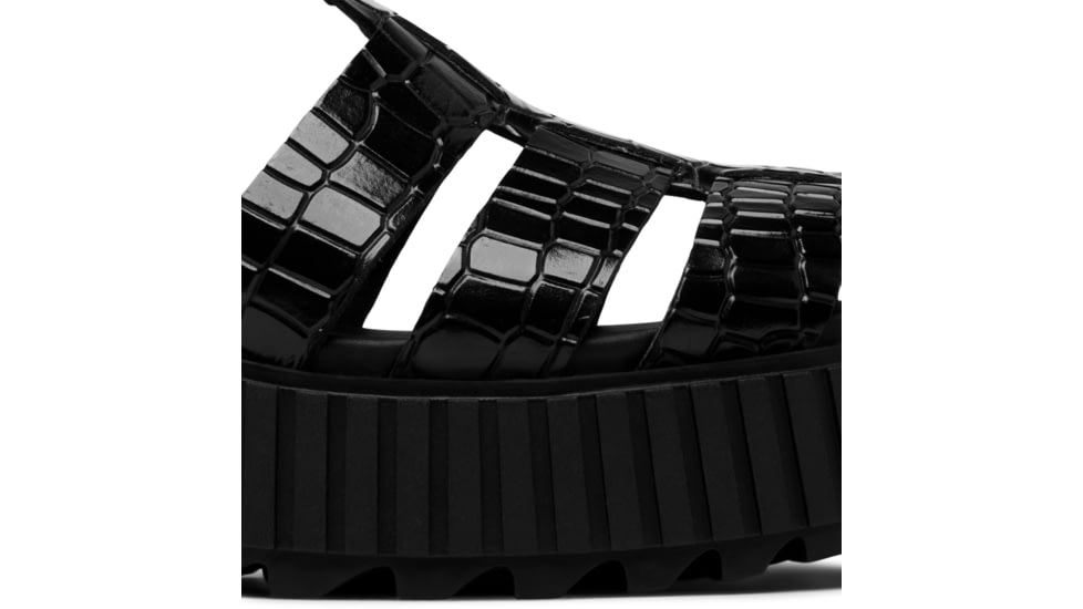 Sorel Ona Streetworks Fisherman Mid Sandal - Womens, Black/Sea Salt, 9.5, 2084691-010-9.5