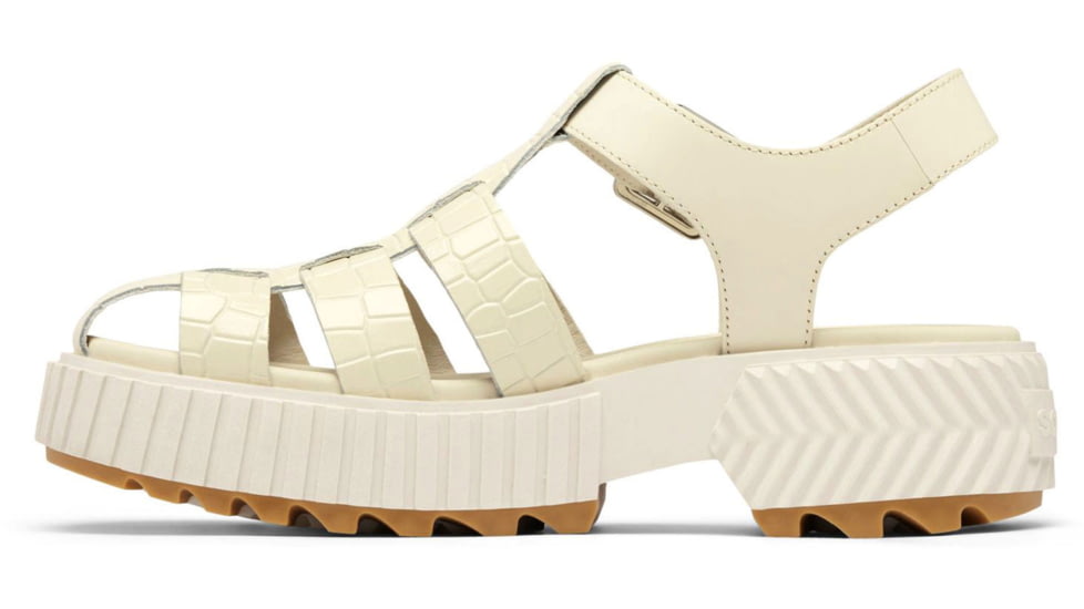 Sorel Ona Streetworks Fisherman Mid Sandal - Womens, Chalk/Sea Salt, 7.5, 2084691-191-7.5