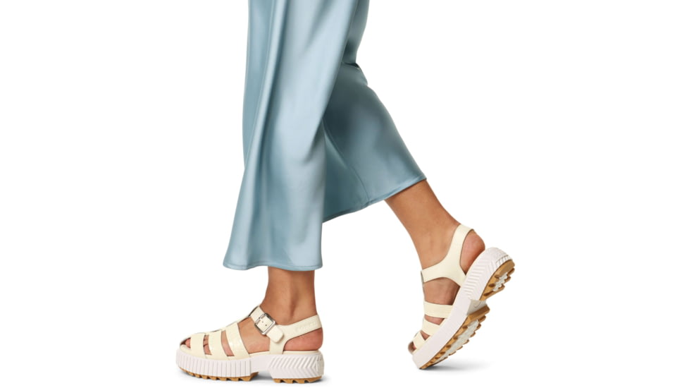 Sorel Ona Streetworks Fisherman Mid Sandal - Womens, Chalk/Sea Salt, 7.5, 2084691-191-7.5