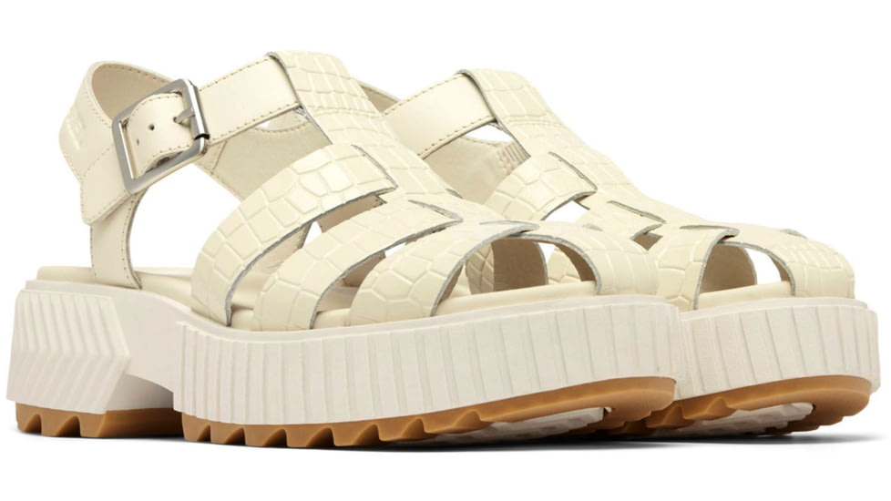 Sorel Ona Streetworks Fisherman Mid Sandal - Womens, Chalk/Sea Salt, 7.5, 2084691-191-7.5