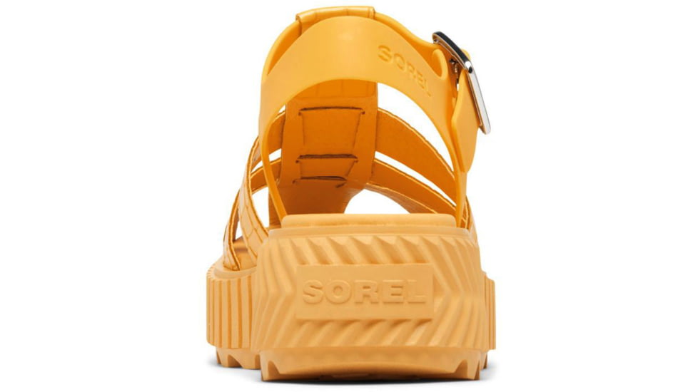 Sorel Ona Streetworks Fisherman Mid Sandal - Womens, Yellow Ray/Pilsner, 8, 2069901-765-8