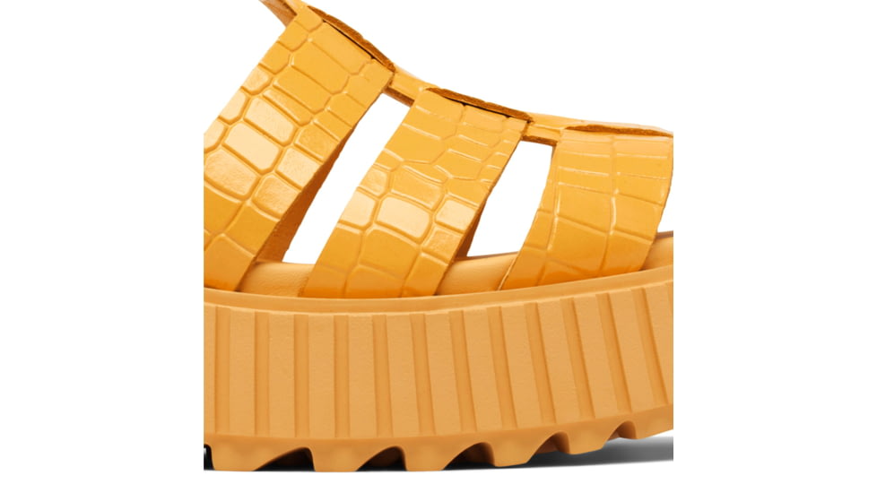 Sorel Ona Streetworks Fisherman Mid Sandal - Womens, Yellow Ray/Pilsner, 8, 2069901-765-8