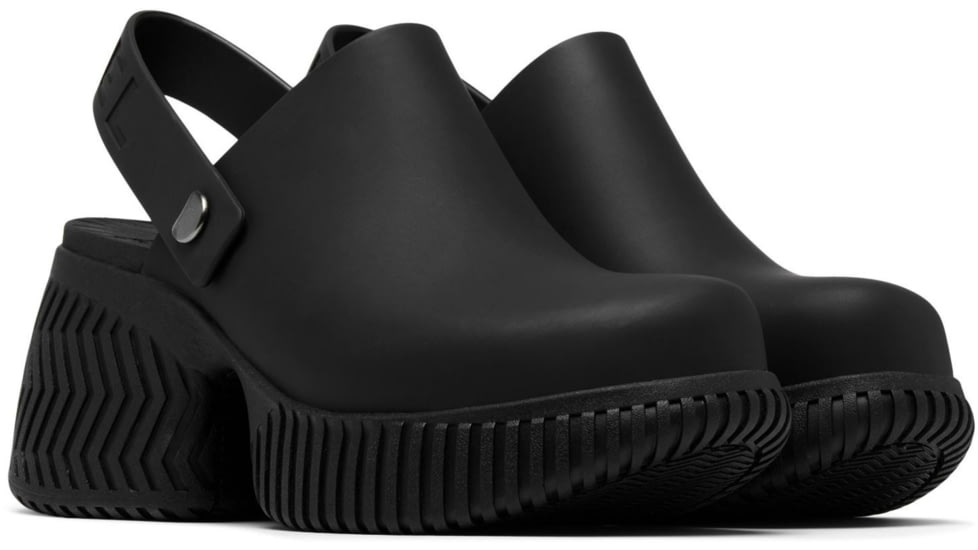 Sorel Ona Streetworks Heel Clog - Womens, Black/Sea Salt, 11, 2069871-010-11