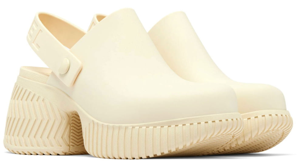 Sorel Ona Streetworks Heel Clog - Womens, Honey White/Sea Salt, 7, 2069871-292-7