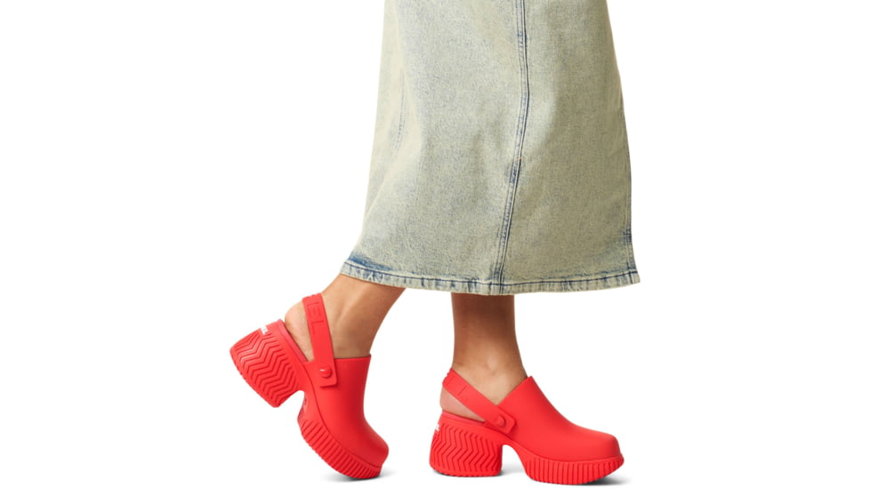 Sorel Ona Streetworks Heel Clog - Womens, Red Glo/Sea Salt, 10, 2069871-617-10
