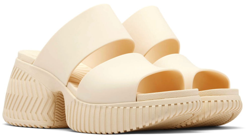 Sorel Ona Streetworks Slide Heel - Womens, Honey White/Sea Salt, 8, 2069881-292-8