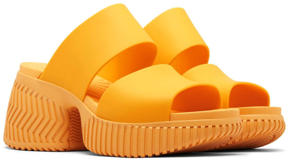 Sorel Ona Streetworks Slide Heel - Womens, Yellow Ray/Sea Salt, 7, 2069881-765-7