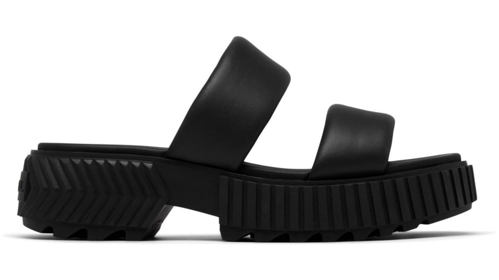 Sorel Ona Streetworks Slide Mid Sandal - Womens, Black/Chalk, 8.5, 2069911-010-8.5