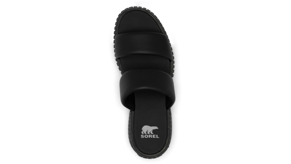Sorel Ona Streetworks Slide Mid Sandal - Womens, Black/Chalk, 8.5, 2069911-010-8.5