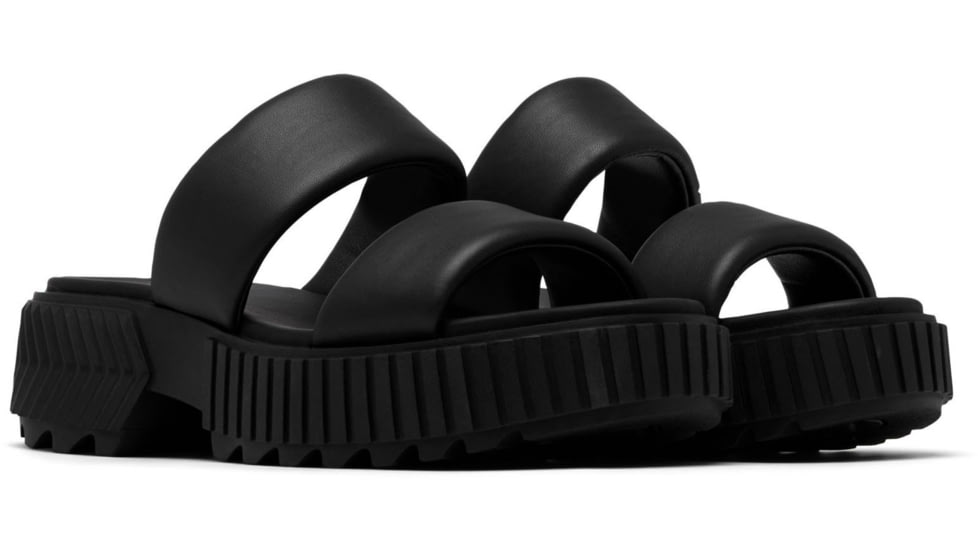 Sorel Ona Streetworks Slide Mid Sandal - Womens, Black/Chalk, 8.5, 2069911-010-8.5