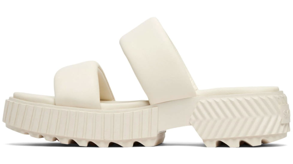 Sorel Ona Streetworks Slide Mid Sandal - Womens, Chalk/Chalk, 6, 2069911-191-6