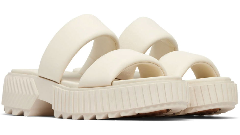 Sorel Ona Streetworks Slide Mid Sandal - Womens, Chalk/Chalk, 6, 2069911-191-6